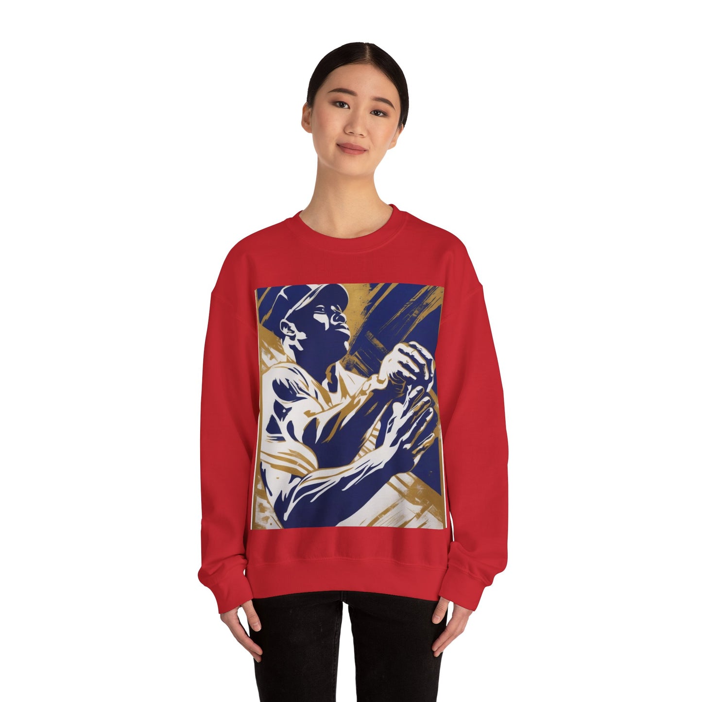 boostlete-pr-season-scene-athlete-high-industrial-0160 — Unisex Heavy Blend Crewneck Sweatshirt (Gildan)