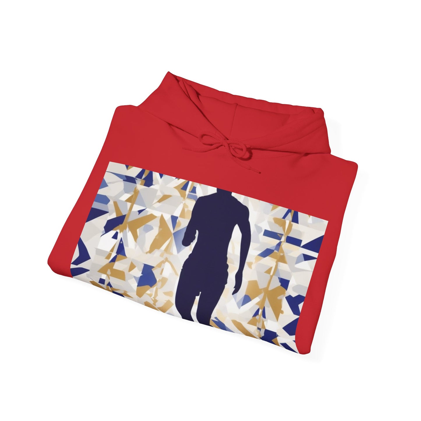 boostlete-recovery-progress-scene-marathoner-matte-geometric-0448 — Unisex Heavy Blend Hooded Sweatshirt (Gildan)