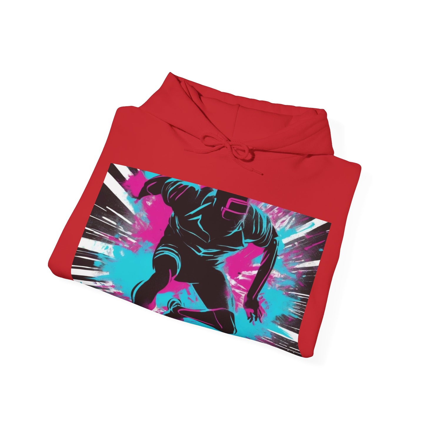 boostlete-recovery-progress-scene-sprinter-chalk-bold-0220 — Unisex Heavy Blend Hooded Sweatshirt (Gildan)