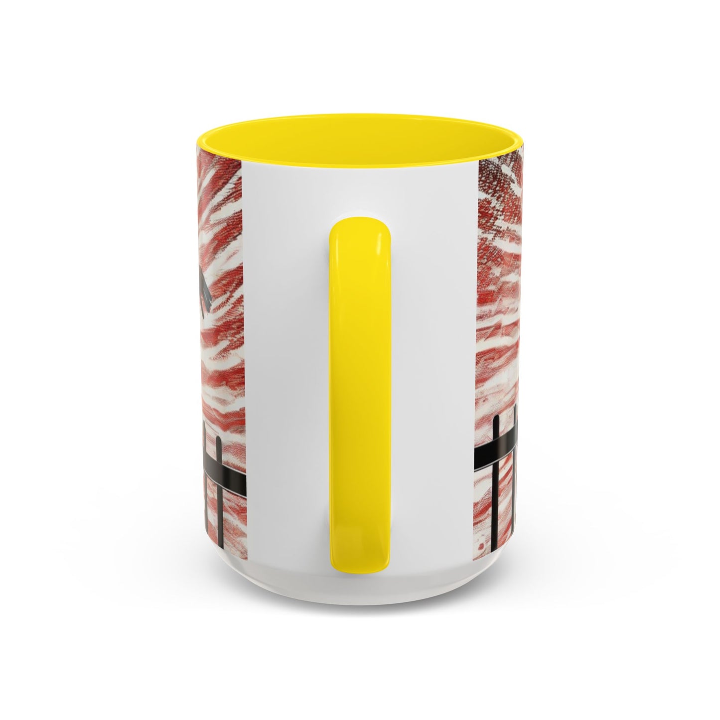 boostlete-recovery-progress-scene-hurdler-halftone-engraved-0212 — Accent Mug 11oz/15oz