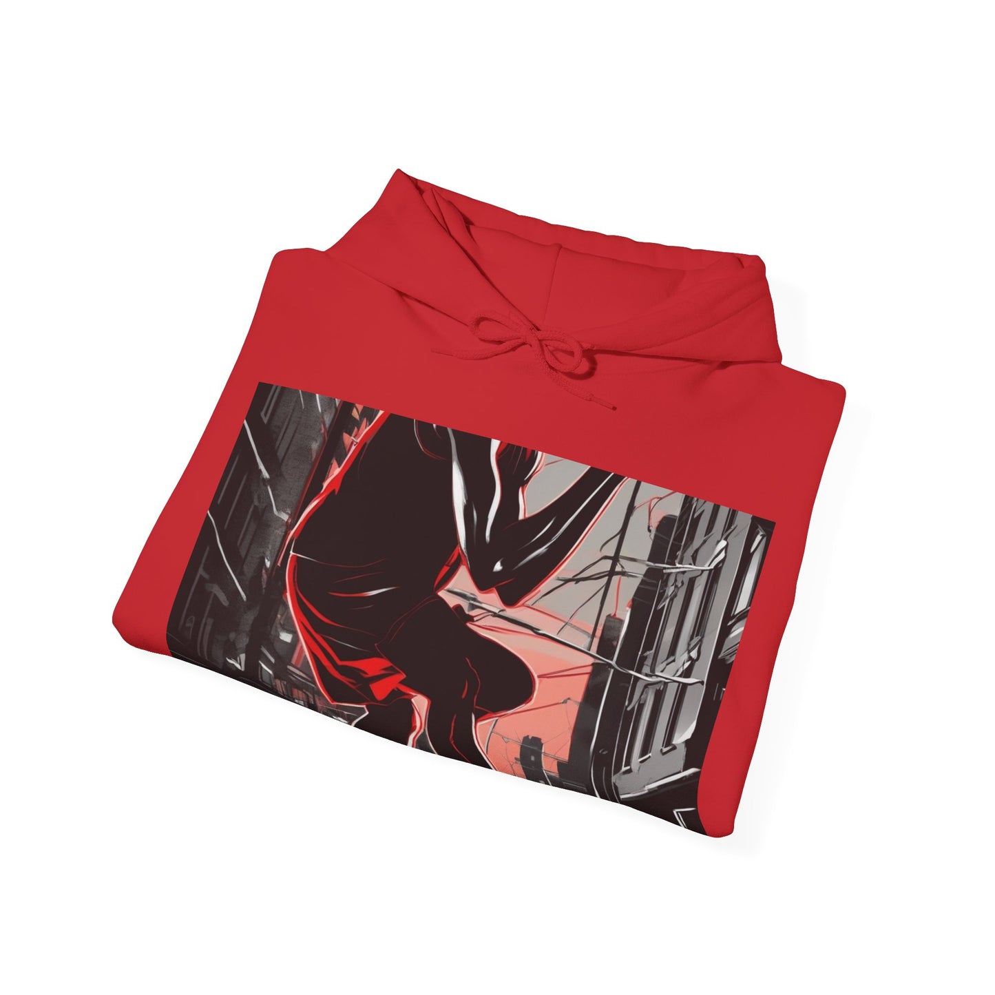 boostlete-am-crew-scene-runner-high-retro-0268 — Unisex Heavy Blend Hooded Sweatshirt (Gildan)