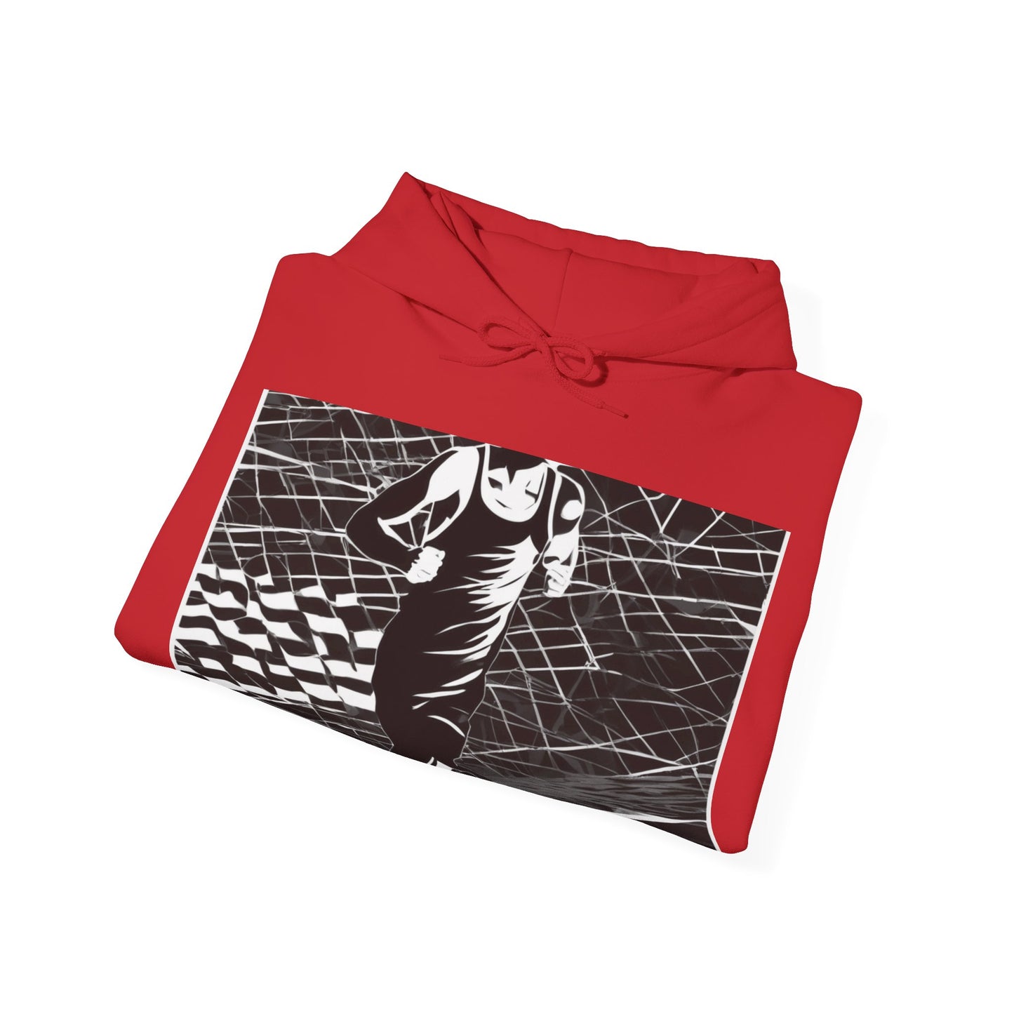 boostlete-headspace-scene-marathoner-speed-geometric-0816 — Unisex Heavy Blend Hoodie (G18500)