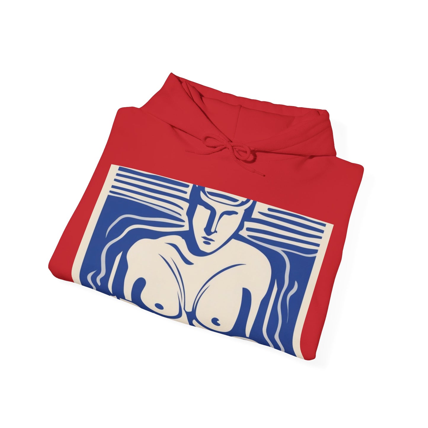 boostlete-boost-mode-icon-swimmer-motion-vector-0062 — Unisex Heavy Blend Hooded Sweatshirt (Gildan)