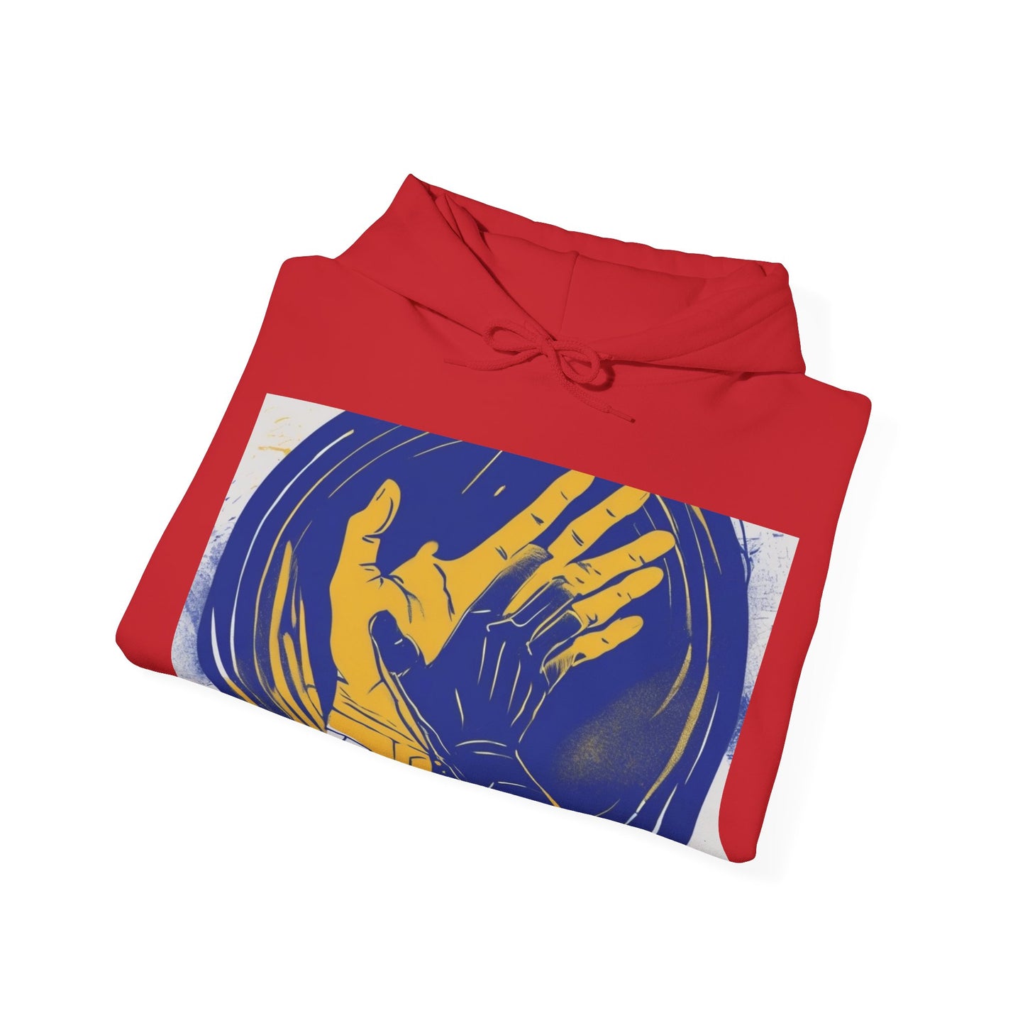 boostlete-am-crew-scene-athlete-neon-vector-0304 — Unisex Heavy Blend Hooded Sweatshirt (Gildan)