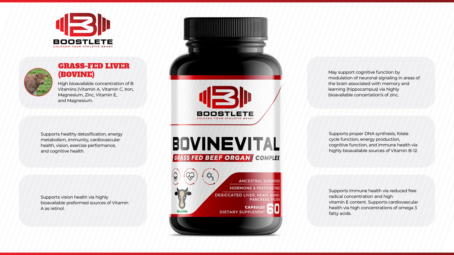 BOVINEVITAL– Premium Grass-Fed Beef Organ Complex