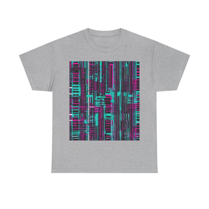boostlete-field-day-pattern-barcode-retro-0275 — Unisex Heavy Cotton Tee (Gildan 5000)