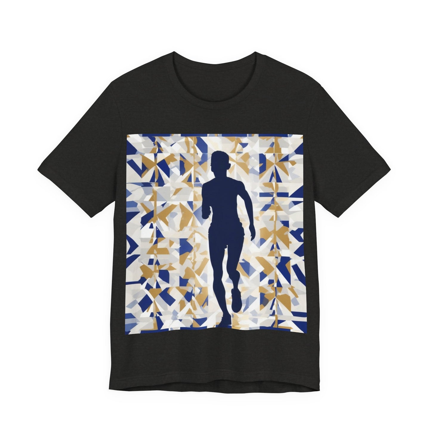 boostlete-recovery-progress-scene-marathoner-matte-geometric-0448 — Unisex Jersey Short Sleeve (B+C 3001)