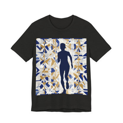boostlete-recovery-progress-scene-marathoner-matte-geometric-0448 — Unisex Jersey Short Sleeve (B+C 3001)