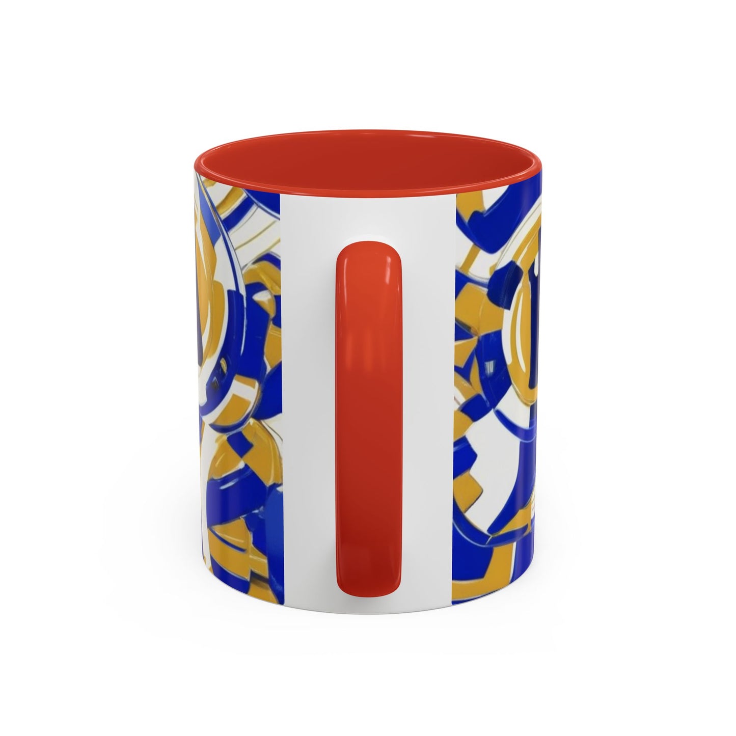 boostlete-field-day-icon-barbell-grainy-line-art-0906 — Accent Mug 11/15oz