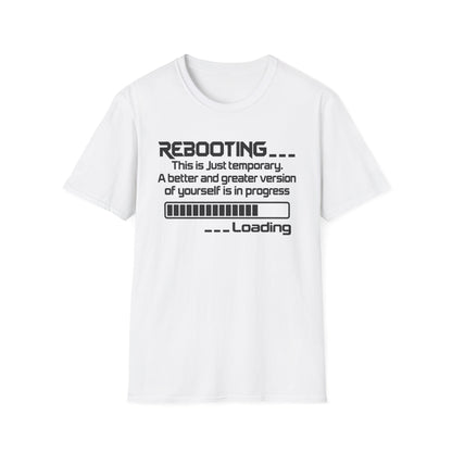 Rebooting Self-Improvement Loading Graphic T-Shirt