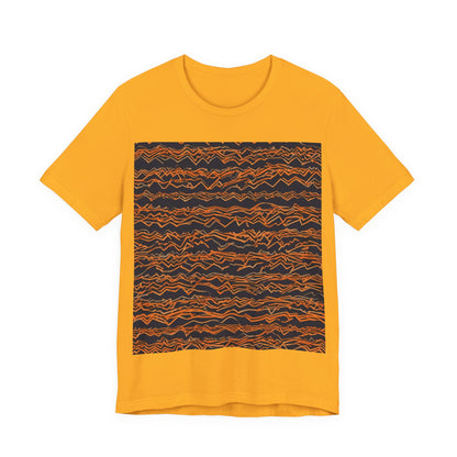 boostlete-field-day-pattern-ekg-bold-0135 — Unisex Jersey Short Sleeve (B+C 3001)