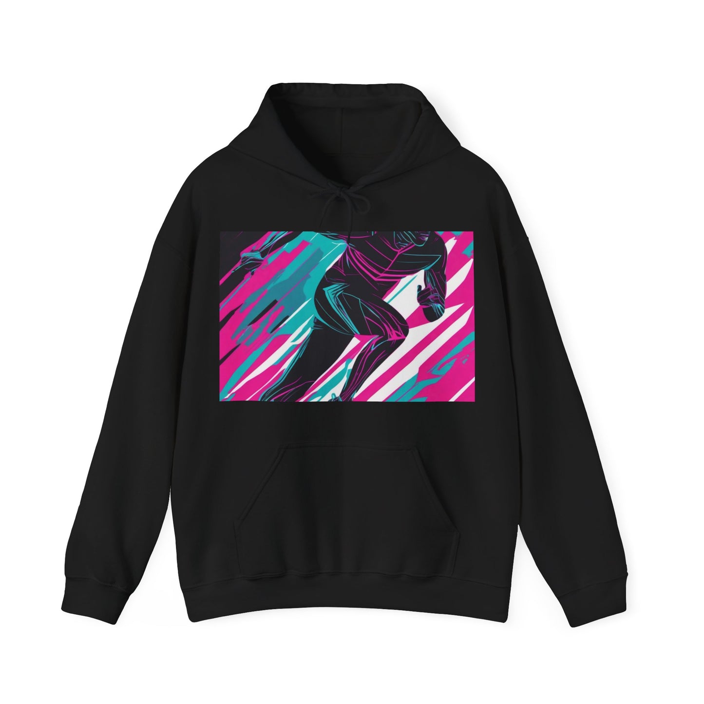 boostlete-mile-by-mile-scene-sprinter-motion-modern-0828 — Unisex Heavy Blend Hoodie (G18500)