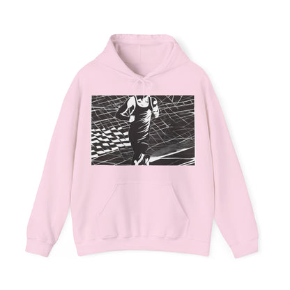 boostlete-headspace-scene-marathoner-speed-geometric-0816 — Unisex Heavy Blend Hoodie (G18500)