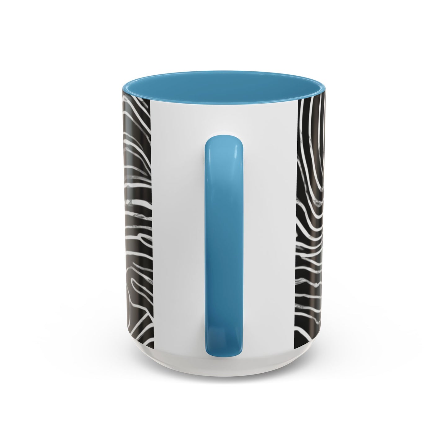 boostlete-field-day-pattern-topographic-badge-0307 — Accent Mug 11oz/15oz