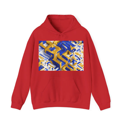 boostlete-iron-intent-type-one-more-rep-arc-isometric-0069 — Unisex Heavy Blend Hooded Sweatshirt (Gildan)