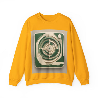 boostlete-mile-by-mile-icon-target-3d-modern-0306 — Unisex Heavy Blend Crewneck (G18000)