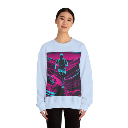 boostlete-am-crew-scene-trail-high-modern-0980 — Unisex Heavy Blend Crewneck (G18000)