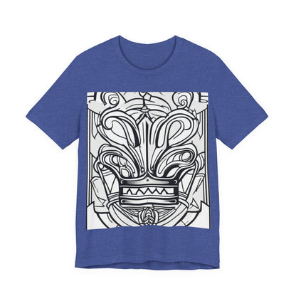 boostlete-boost-mode-icon-crown-offset-line-art-0190 — Unisex Jersey Short Sleeve (B+C 3001)