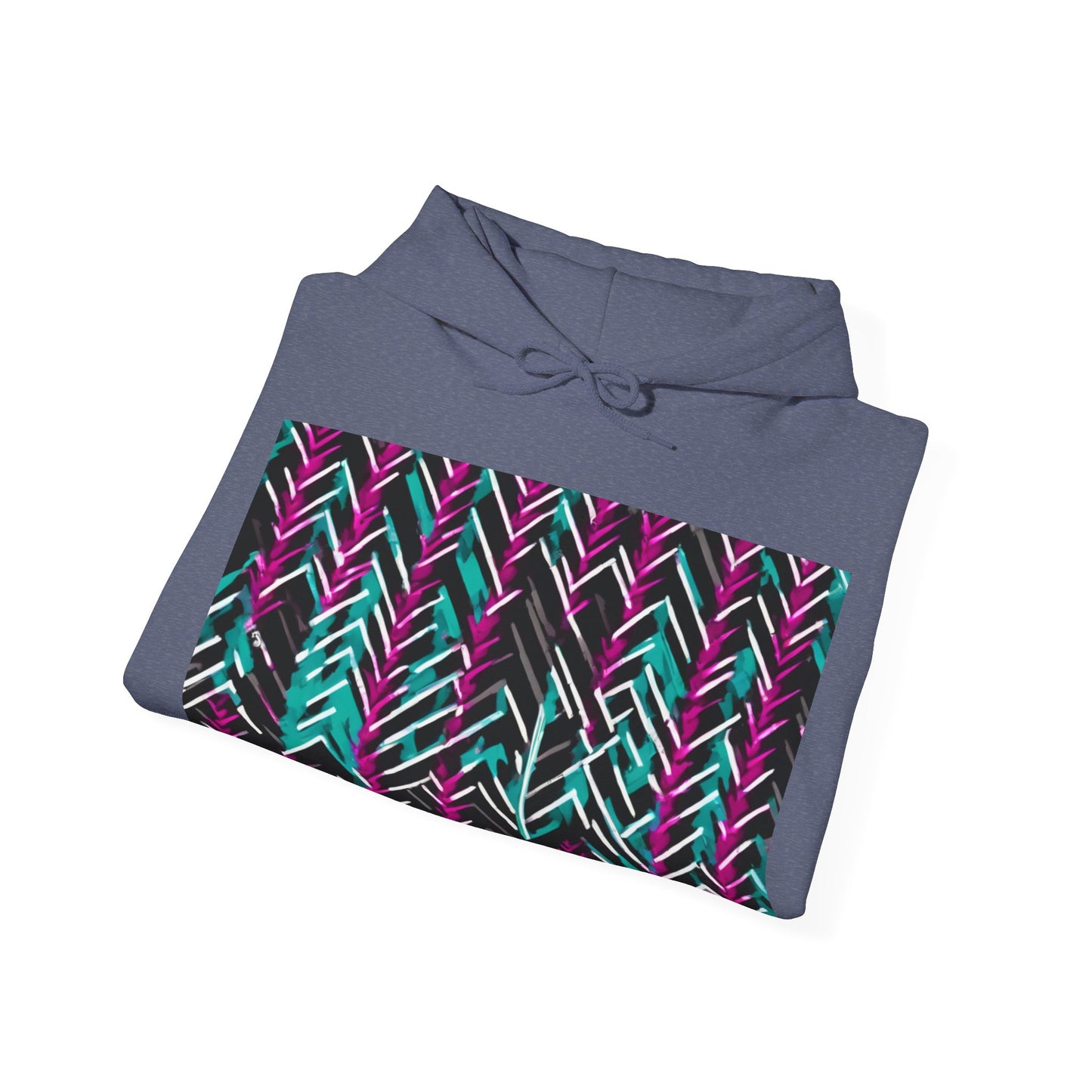 boostlete-recovery-progress-pattern-chevron-retro-0243 — Unisex Heavy Blend Hoodie (G18500)