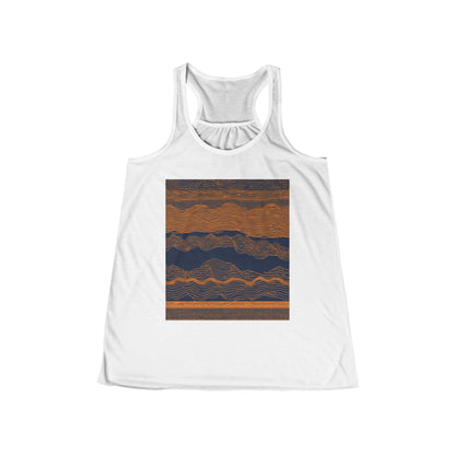 boostlete-field-day-pattern-audio-athletic-0107 — Women's Flowy Racerback Tank (B+C 8800)