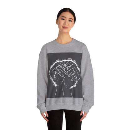 boostlete-am-crew-scene-athlete-high-modern-0308 — Unisex Heavy Blend Crewneck Sweatshirt (Gildan)