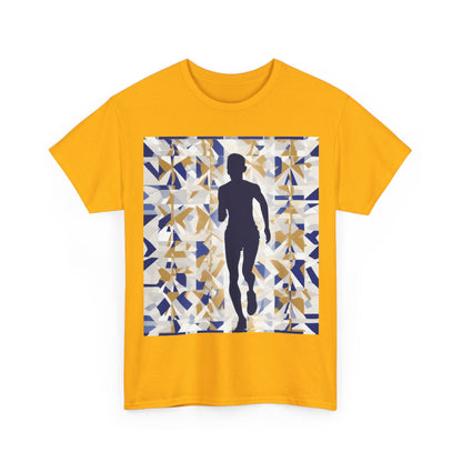 boostlete-recovery-progress-scene-marathoner-matte-geometric-0448 — Unisex Heavy Cotton Tee (Gildan 5000)