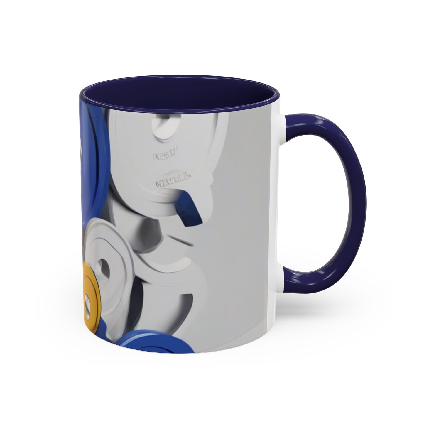 boostlete-field-day-icon-barbell-offset-geometric-0150 — Accent Mug 11oz/15oz