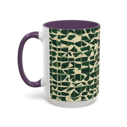boostlete-iron-intent-pattern-plate-number-isometric-0099 — Accent Mug 11oz/15oz