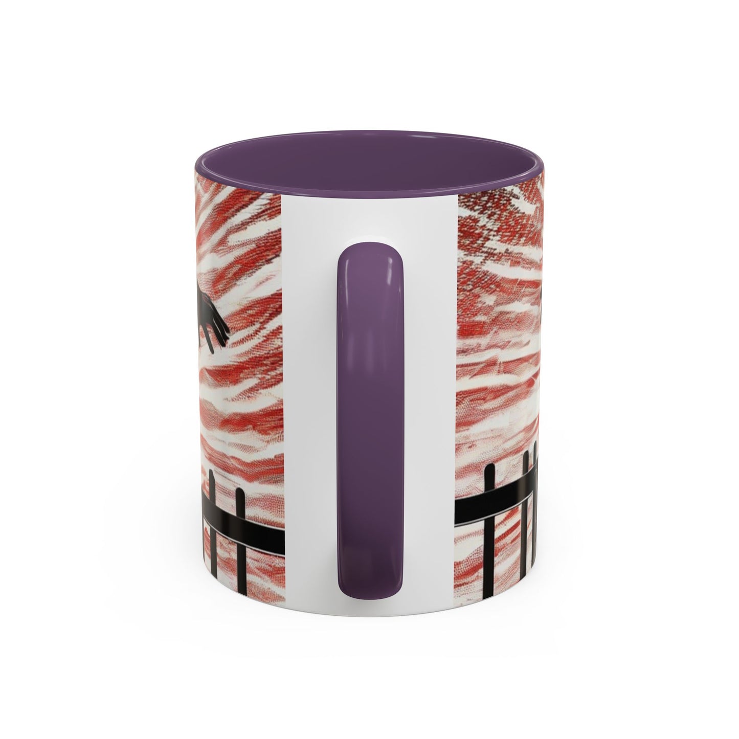 boostlete-recovery-progress-scene-hurdler-halftone-engraved-0212 — Accent Mug 11oz/15oz