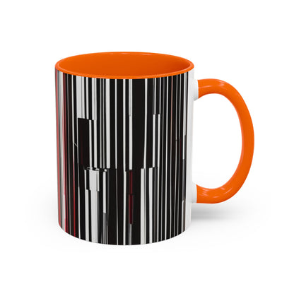 boostlete-am-crew-pattern-barcode-athletic-0911 — Accent Mug 11/15oz