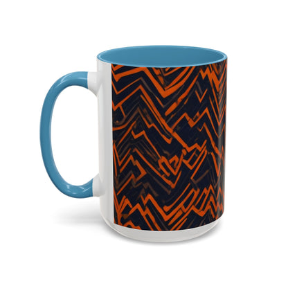 boostlete-rise-grind-pattern-ekg-modern-0155 — Accent Mug 11oz/15oz