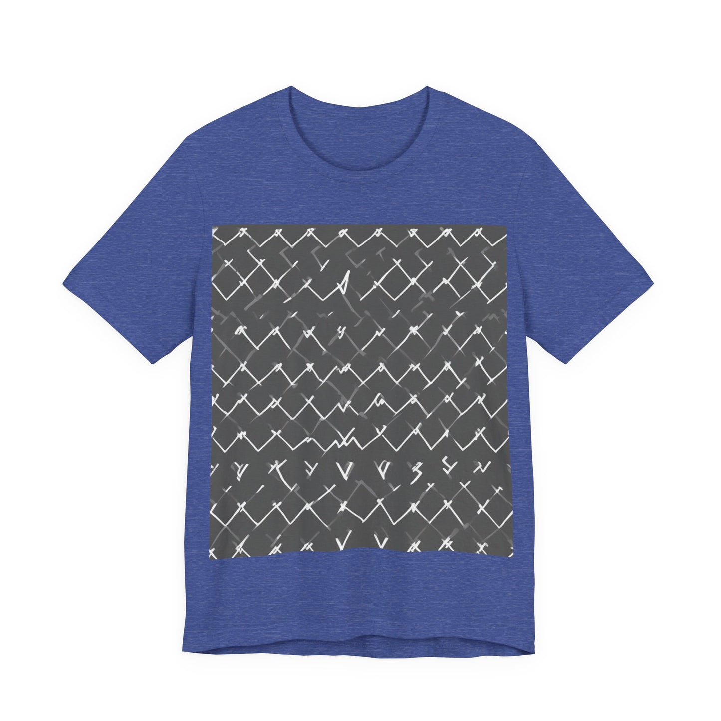 boostlete-am-crew-pattern-ekg-bold-0047 — Unisex Jersey Short Sleeve (B+C 3001)