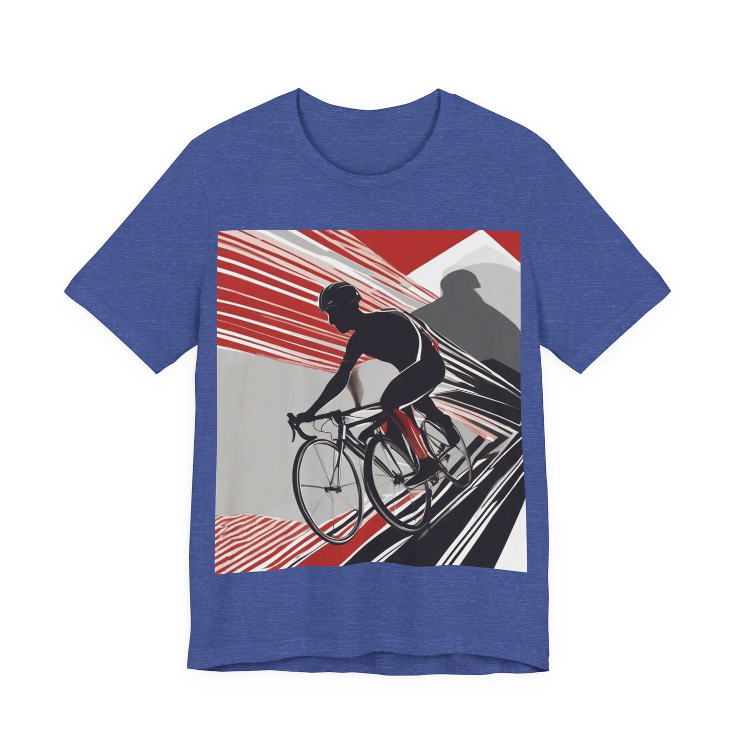 boostlete-boost-mode-scene-cyclist-speed-geometric-0208 — Unisex Jersey Short Sleeve (B+C 3001)