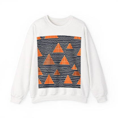 boostlete-iron-intent-pattern-stair-steps-industrial-0259 — Unisex Heavy Blend Crewneck Sweatshirt (Gildan)