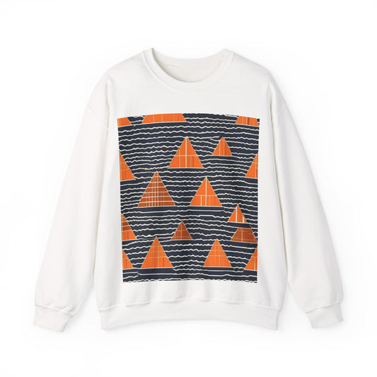 boostlete-iron-intent-pattern-stair-steps-industrial-0259 — Unisex Heavy Blend Crewneck Sweatshirt (Gildan)