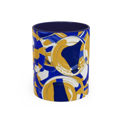 boostlete-field-day-icon-barbell-grainy-line-art-0906 — Accent Mug 11/15oz