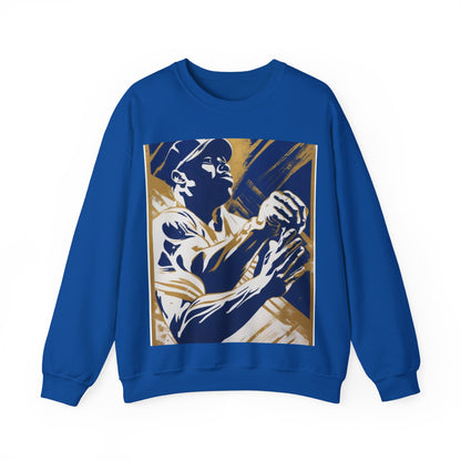 boostlete-pr-season-scene-athlete-high-industrial-0160 — Unisex Heavy Blend Crewneck Sweatshirt (Gildan)