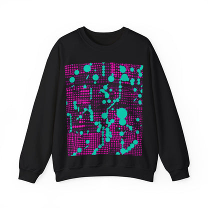 boostlete-pr-season-pattern-dotted-retro-0891 — Unisex Heavy Blend Crewneck (G18000)