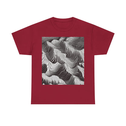boostlete-field-day-pattern-topographic-isometric-0211 — Unisex Heavy Cotton Tee (Gildan 5000)