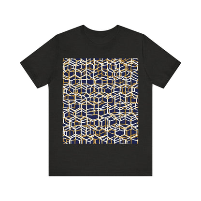 boostlete-am-crew-pattern-hex-industrial-0131 — Unisex Jersey Short Sleeve (B+C 3001)