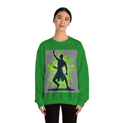 boostlete-mile-by-mile-scene-yogi-offset-isometric-0972 — Unisex Heavy Blend Crewneck (G18000)