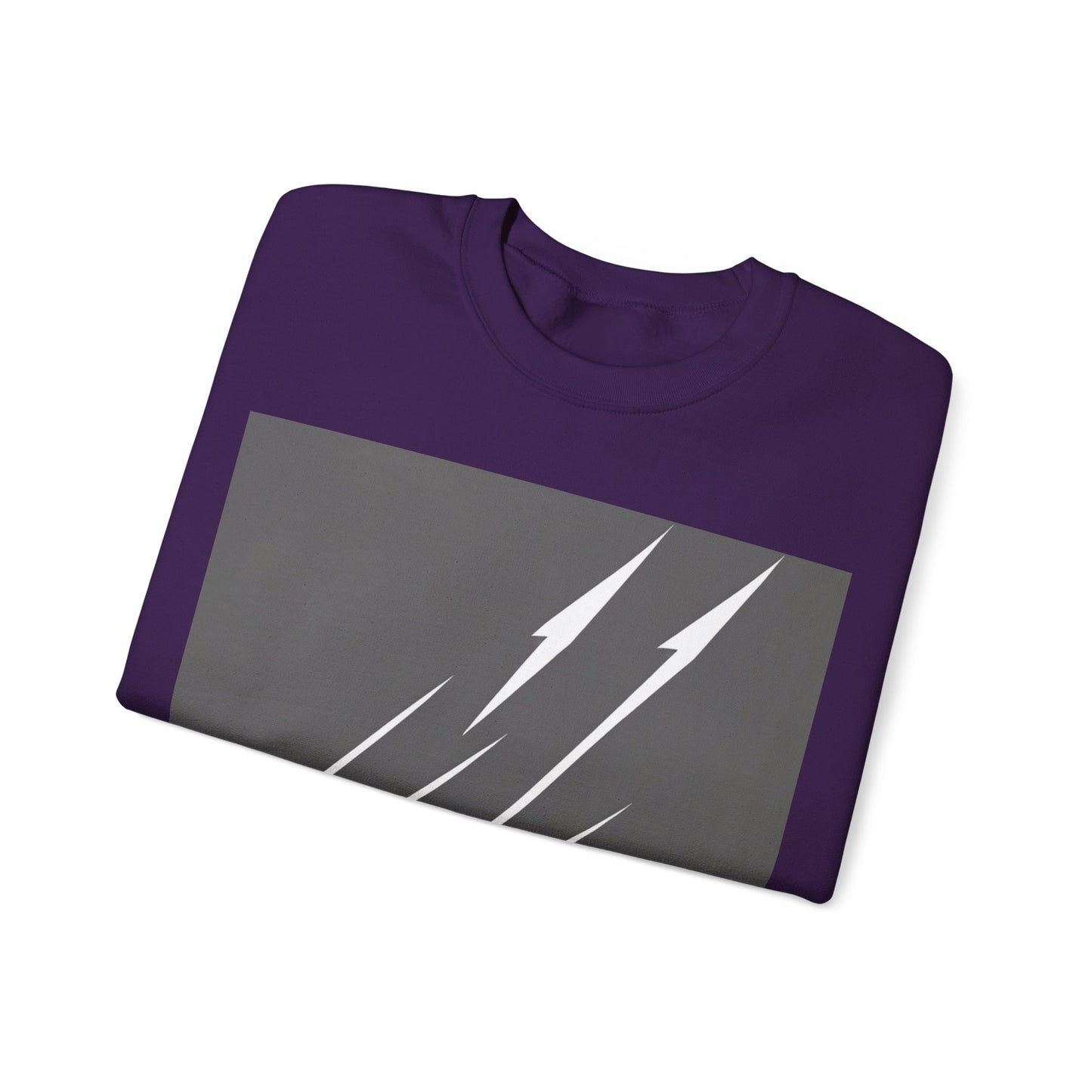 boostlete-boost-mode-icon-lightning-soft-industrial-0446 — Unisex Heavy Blend Crewneck (G18000)