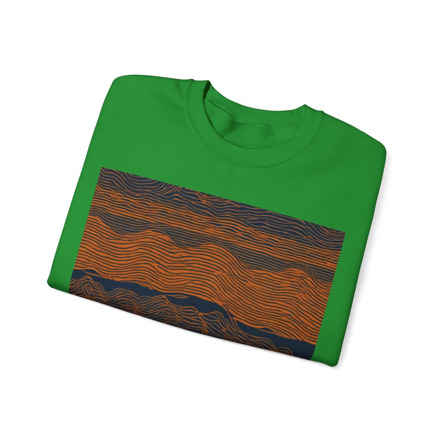 boostlete-field-day-pattern-audio-athletic-0107 — Unisex Heavy Blend Crewneck Sweatshirt (Gildan)