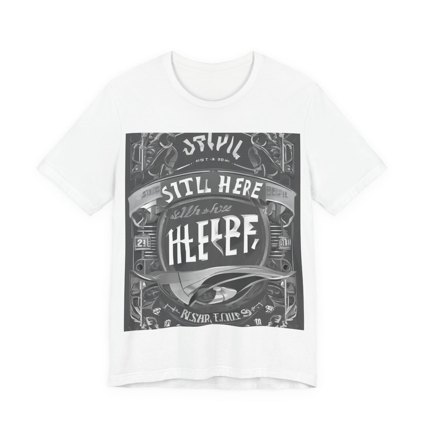 boostlete-recovery-progress-type-still-here-banner-paper-0201 — Unisex Jersey Short Sleeve (B+C 3001)