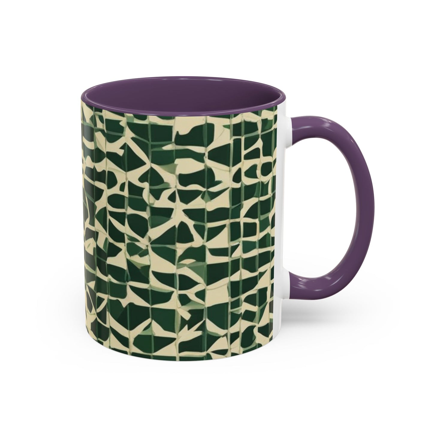 boostlete-iron-intent-pattern-plate-number-isometric-0099 — Accent Mug 11oz/15oz