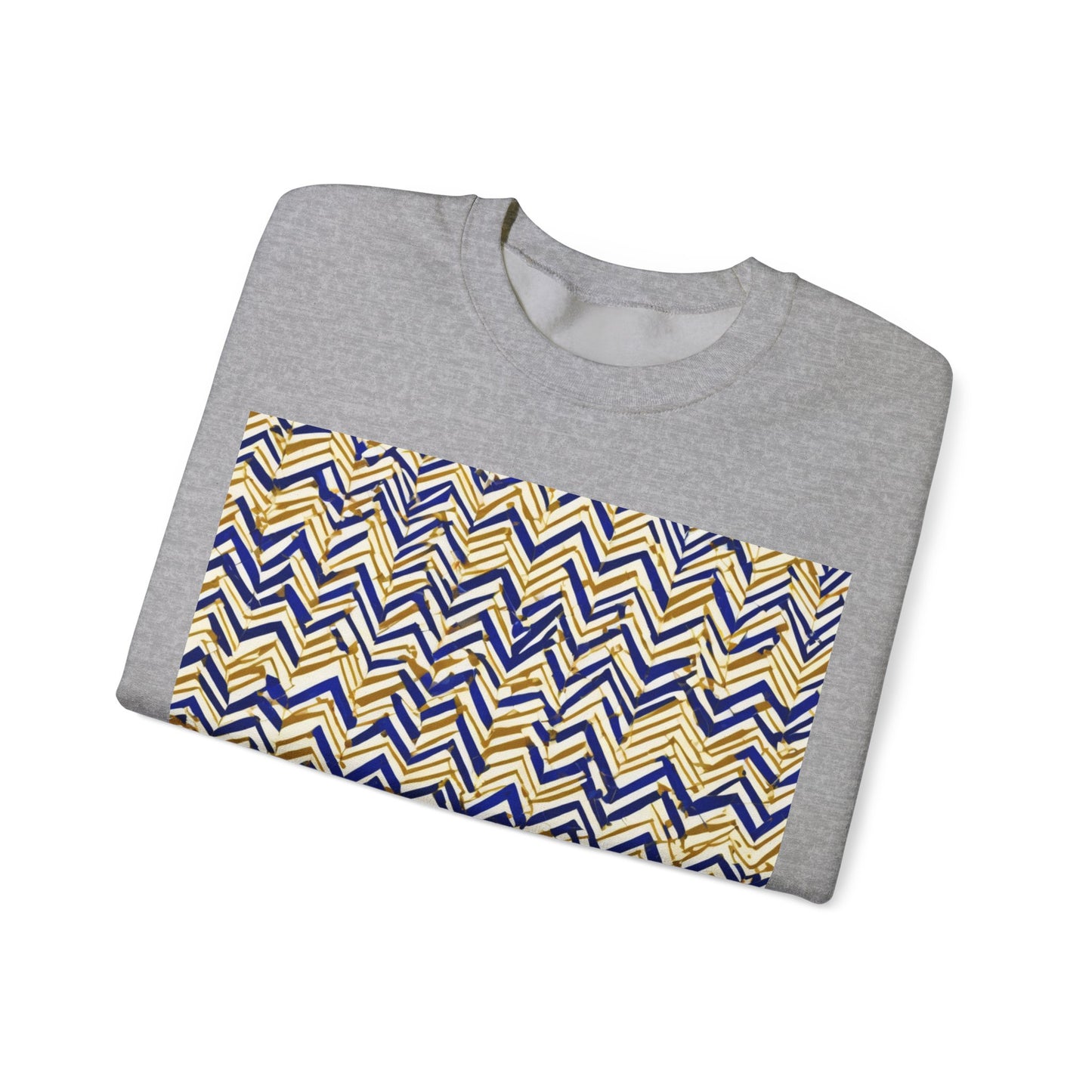 boostlete-boost-mode-pattern-ekg-line-art-0091 — Unisex Heavy Blend Crewneck Sweatshirt (Gildan)