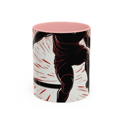 boostlete-recovery-progress-scene-hurdler-halftone-engraved-0212 — Accent Mug 11oz/15oz