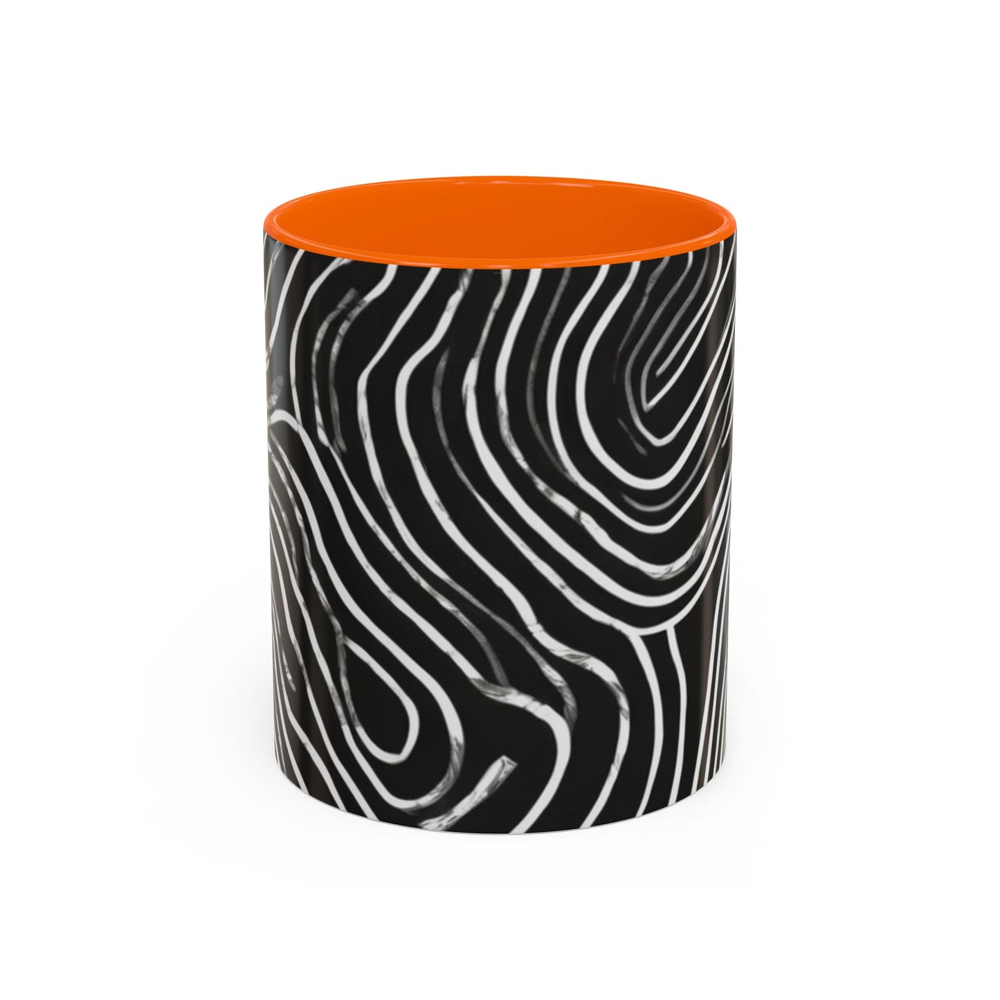 boostlete-field-day-pattern-topographic-badge-0307 — Accent Mug 11oz/15oz