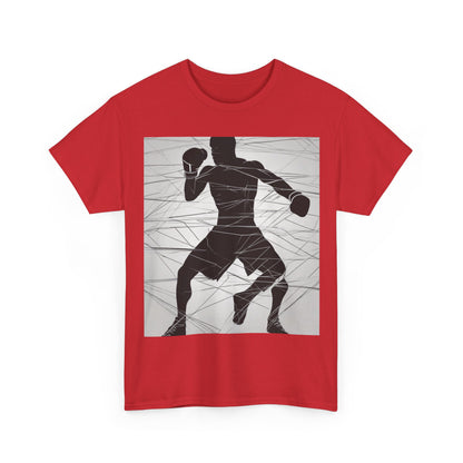 boostlete-mile-by-mile-scene-boxer-motion-geometric-0028 — Unisex Heavy Cotton Tee (Gildan 5000)