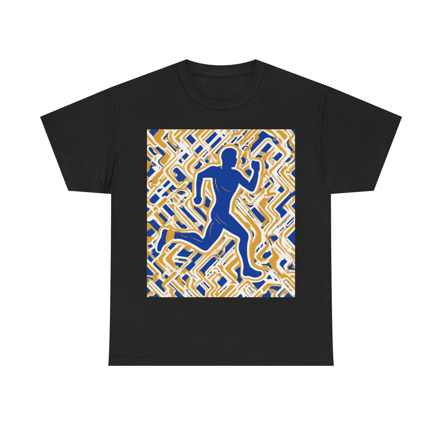 boostlete-pr-season-icon-runner-outline-industrial-0170 — Unisex Heavy Cotton Tee (Gildan 5000)